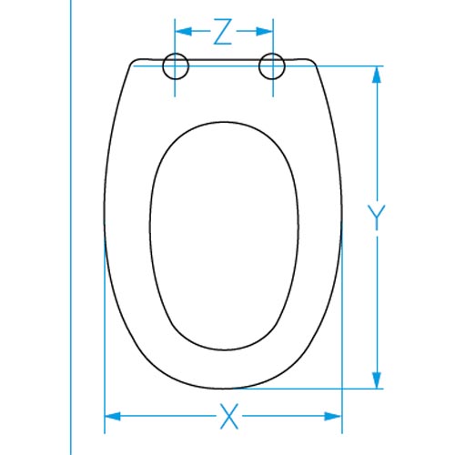 dimensioni del copriwater ideal standard ala 